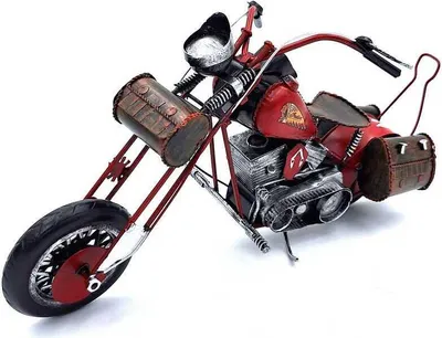 Obrázek produktu pro Velký kovový model motocyklu Chopper - 040SMT.