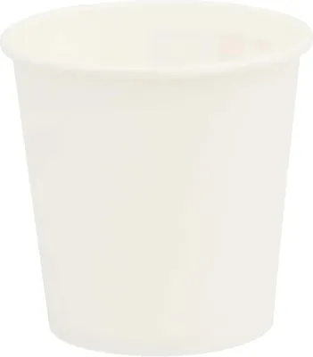 Image de vidaXL Gobelets en carton 1000 pcs. 4oz 100ml blanc