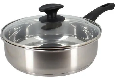 Produktbild von 28 cm Edelstahl-Bratpfanne – Geeignet für alle Herdarten, inklusive Induktion