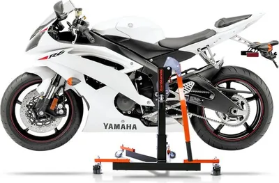 Obrázek produktu pro Pomůcka pro manévrování vhodná pro Yamaha YZF-R6 06-20 oranžová - Do garáže, Od