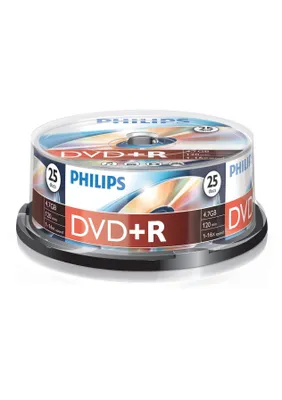 Image de Philips DVD-Rohlinge, 120Min, 4.7GB, Speed 16x, Spindel (25 Disc)