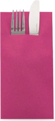 Produktbild von Sovie HORECA Besteckserviette Violett aus Linclass® Airlaid 40 x 40 cm, 1/8 Falz, 75 Stück
