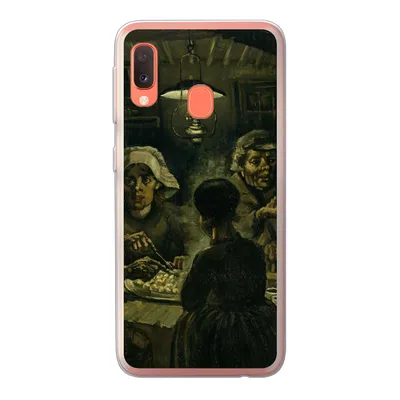 Produktbild von MuchoWow® Handyhülle Schutzhülle Hülle für Samsung Galaxy A20e Die Kartoffelesser - Vincent van Gogh Silikon Softcase Handy Hülle - Abdeckung