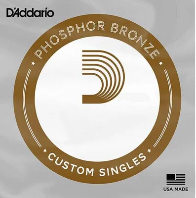 Immagine prodotto di D'Addario PB024 Bronzo fosforoso Singola corda per chitarra