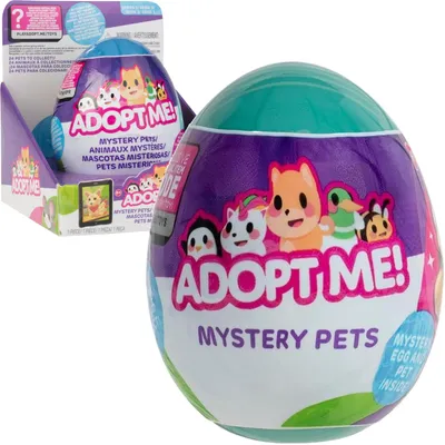 Image de Adopt Me Mystery Pets, série 3, œuf mystère, figurine de 5 cm