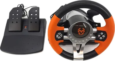 Produktbild von KROM K Driver Lenkrad Pedalen Set Schalthebel Schaltn Multiplattform Gaming Ultimate