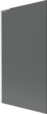 Produktbild von Mexen Next L Badewannen-Duschabtrennung, 1-flügelig 100 x 150 cm, Graphit, Weiß - 895-100-000-03-40-20