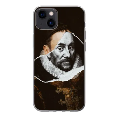 Produktbild von MuchoWow® Handyhülle Schutzhülle Hülle für iPhone 13 Wilhelm von Oranien - Alte Meister - Adriaen Thomasz Silikon Softcase Handy Hülle - Karteninhaber
