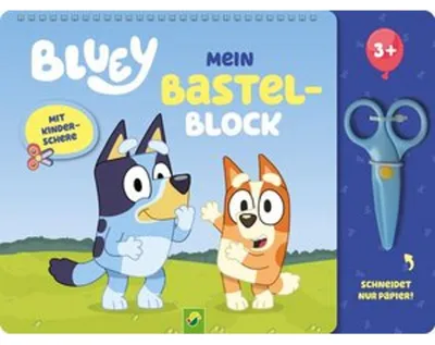 Immagine prodotto di Bluey Mein Bastelblock mit kindersicherer Schere