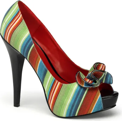Produktbild von Pin Up Couture LOLITA-12 Platform Pumps Serape Print EU 35