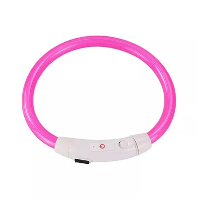 Obrázek produktu pro Světelná LED manžeta USB obvod 20-45 cm růžová