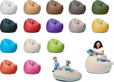 Produktbild von sunnypillow XXL Sitzsack mit Styropor Füllung 125 cm Durchmesser 2-in-1 Funktionen zum Sitzen und Liegen Outdoor & Indoor für Kinder & Erwachsene viele Farben und Größen zur Auswahl Cremefarben
