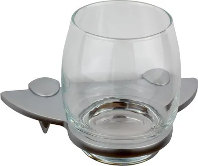 Produktbild von Glashalter Becherhalter Zahnbürstenbecherhalter Glas MAGMA einfach matt
