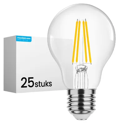 Productafbeelding van Modee LED Globelamp G80 E27 Helder - 4W 470lm 2700K - Warmwit - Vervangt 40W - 25 stuks