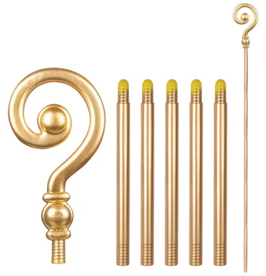 Image de Boland Tige d'esclave frittée or 185cm - Saint Nicolas Accessoires Adultes