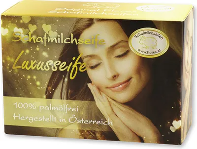 Produktbild von Florex Schafmilchseife Palmölfrei Eckig Luxusseife Verpackt Naturprodukte 100g