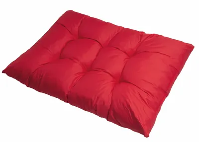 Obrázok produktu pre Paletový vankúš vonkajší èervený| Poduška na paletu 120x50cm| detský vankúš na podlahu| Vodeodolný vonkajší vankúš| podsedák| Polyesterový vankúš