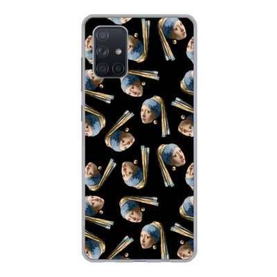 Produktbild von MuchoWow® Handyhülle Schutzhülle Hülle für Samsung Galaxy A51 5G Das Mädchen mit dem Perlenohrring - Muster - Vermeer Silikon Softcase Handy Hülle - Abbildung