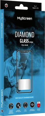Zdjęcie produktu dla Szkło hartowane MS Diamond Glass Edge do iPhone 16 Pro Max 6.9" czarny