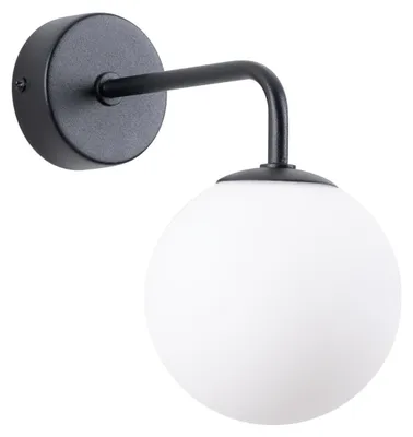 Produktbild von Wandlampe ASTRAL 1 schwarz 1xG9 8W Stahl/Glas 21x22x10cm Sollux Lighting