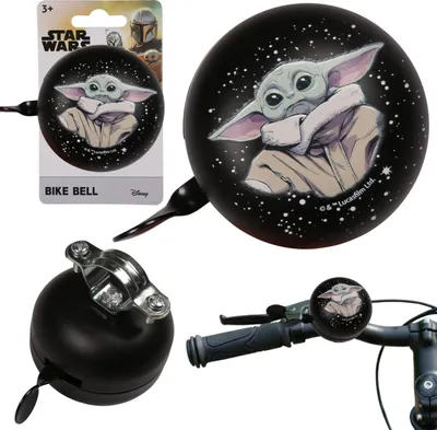 Produktbild von STAR WARS GROGU Metall-Fahrradklingel für Kinderlenker, RETRO 6 cm