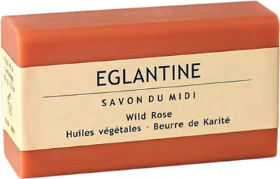 Image de Savon au beurre de karité - Eglantine|Rose sauvage 100g