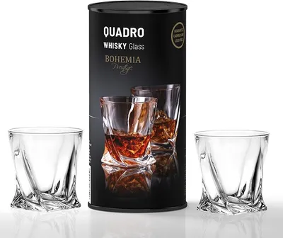 Obrázek produktu pro Bohemia Quadro křišťálové sklenice 340ml 2 kusy v tubě