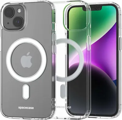 Immagine prodotto di MagSafe SPACECASE Custodia magnetica Mag Clear per iPhone 14 Plus Trasparente