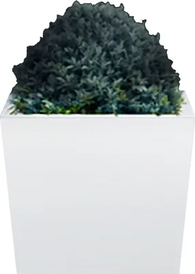 Produktbild von FLAMINGO | LED Blumentopf | 450x450mm | LED RGB | Akku | Beleuchteter Pflanztopf Blumenkübel Pflanzkübel Übertopf Kübel Lampe Gartentopf Gartenkübel
