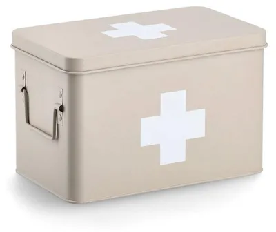 Produktbild von Medizinbox Metall Beige ZELLER Present