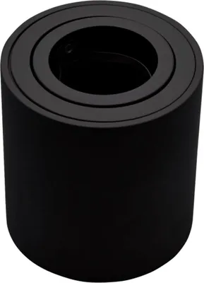 Zdjęcie produktu dla Ramka montażowa McShine ''KL-80'' czarna, ØxH 80x84mm, obrotowa, np. dla GU10