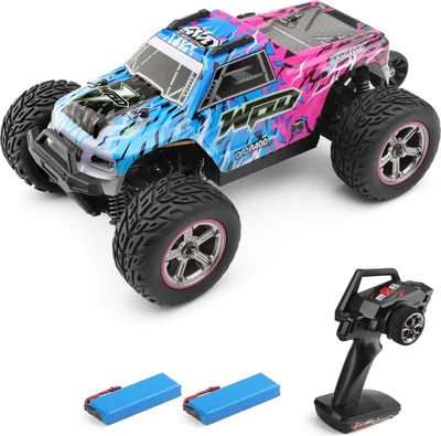 Zdjęcie produktu dla 204006 Samochód zdalnie sterowany 1/20 50 km/h Szybki Gelendewagen 2,4 GHz W pełni proporcjonalny samochód elektryczny z kierownicą i oświetleniem, różowy, 2 baterie