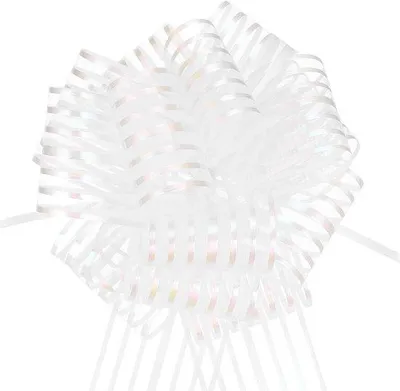 Produktbild von Geschenkstrikken-Set aus Kunststoff, 20 cm, 5er-Pack, ideal für Hochzeit und Weihnachten