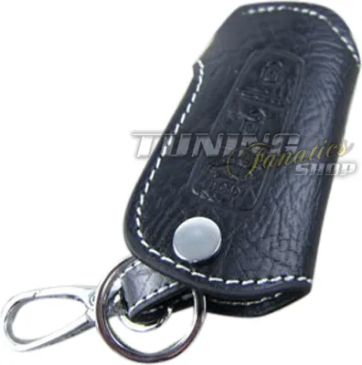 Produktbild von Schlüsseltasche Schlüsseletui Schlüssel Etui LEDER Weiss #2 für KIA / Hyundai