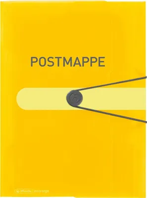Produktbild von Herlitz Postmappe easy orga to go PP Folie DIN A4 gelb