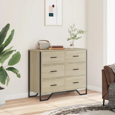 Obrázok produktu pre Komoda – 4 zásuvky – úložný nábytok do spálne a obývačky – povrchová úprava: buk – rozmer: 91 x 35,5 x 74,5 cm