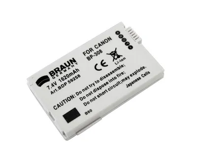 Zdjęcie produktu dla Akumulator CANON BP-208, BP-308 (BDP-CBP308, 1620 mAh)
