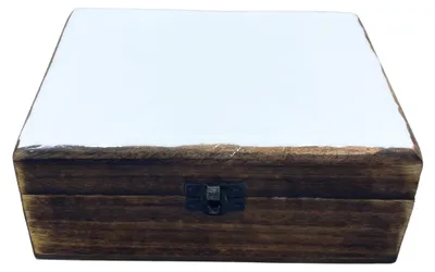 Immagine prodotto di Scatola grande in Vetroceramica smaltata - 20x15x7,5 cm - Bianca