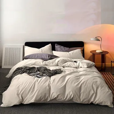 Obrázok produktu pre Béžová posteľná bielizeň s 2 obliečkami na vankúše, 240 x 220 cm