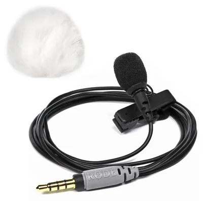 Obrázok produktu pre Rode SmartLav Lavalier mikrofón s veternou clonou biely