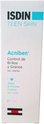 Produktbild von ISDIN Acniben, Unisex, ölige Haut, Problemhaut, Creme, Anti-Makel, Anti-Glanz, Mattierend, 40 ml, Tube
