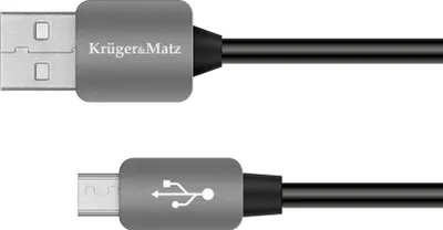 Productafbeelding van Kruger&Matz USB naar Micro-USB kabel, 1 meter, model KM0324