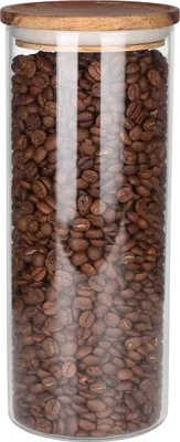 Image de Set de récipients à café - Récipients en verre pour café et thé - 1450ML
