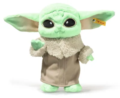 Immagine prodotto di Steiff Grogu in piedi, 25 cm, verde/beige, Star Wars 024795