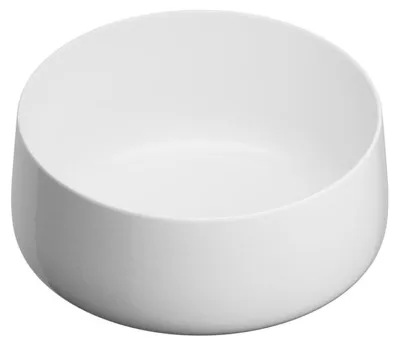 Immagine prodotto di Lavabo da appoggio rotondo 35 cm, lucido, bianco.