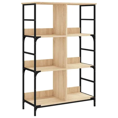 Produktbild von vidaXL Bücherregal Sonoma-Eiche 78,5x33x117,5 cm Holzwerkstoff