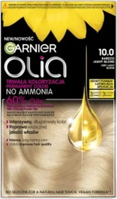 Zdjęcie produktu dla Farba Do Włosów Garnier Olia 10.0 Bardzo Jasny Blond