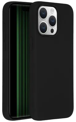 Immagine prodotto di Custodia in silicone liquido Accezz con MagSafe iPhone 15 Pro Max - Nero