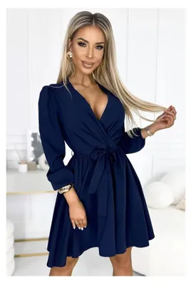 Produktbild von Kleid NUMOCO BINDY 339-5 BLAU Größe: L/XL