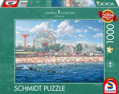 Obrázok produktu pre Schmidt Spiele Thomas Kinkade Studios: Coney Island, 1000 kusov, Krajinka, 12 rok / roky
